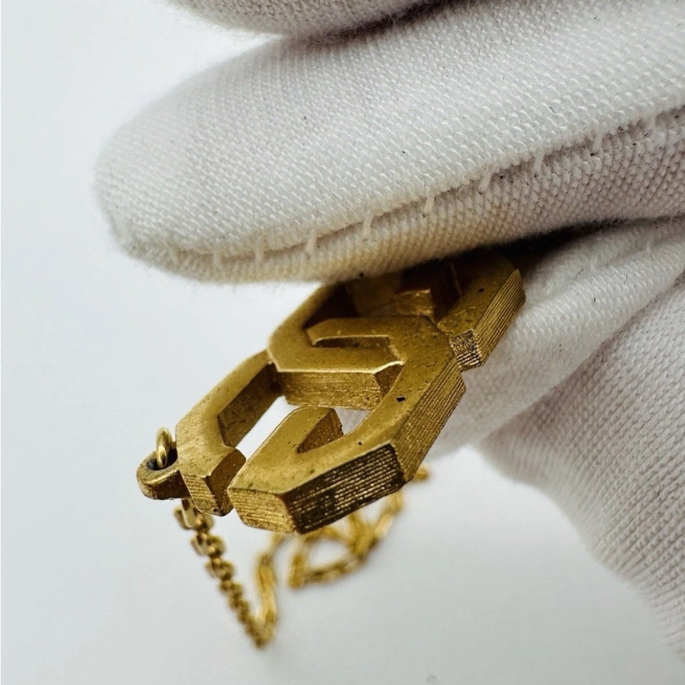 Givenchy Vintage GG Gold Chain Necklace 15” - Picture 7 of 9